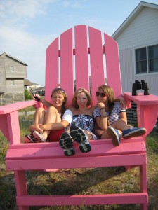 Girls and me-Big Pink Chair